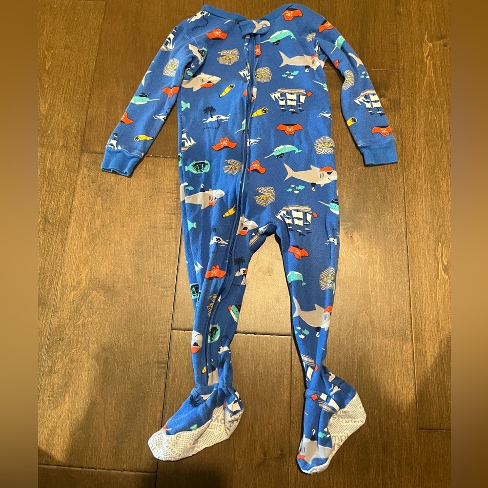 Carter’s 18M Boys Zipper Gripper Footed Pajamas